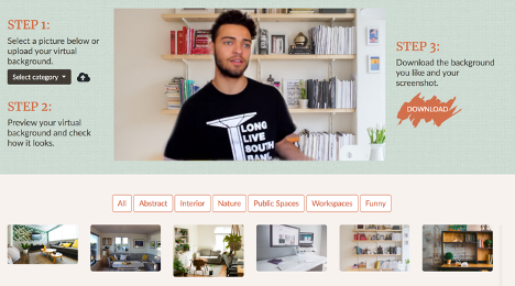 Hide and Seek: Choices of Virtual Backgrounds in Video Chats and Their Effects on Perception